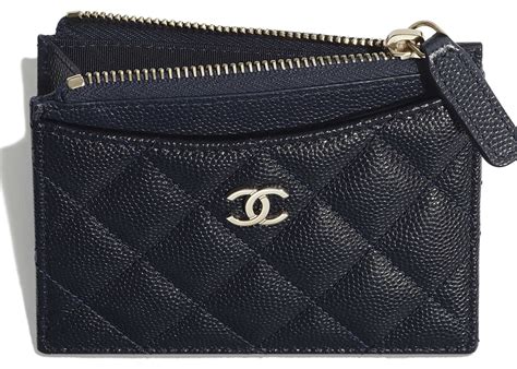 Chanel quilted classic card holder